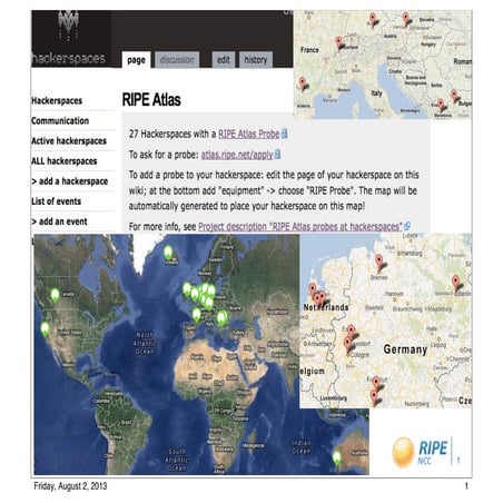 Atlas at Hackerspaces