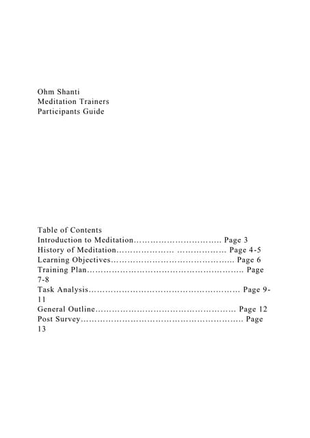 Ohm ShantiMeditation TrainersParticipants Guide.docx