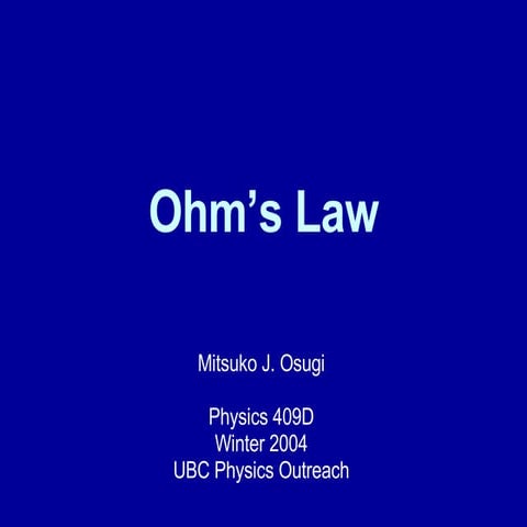 Ohms Law