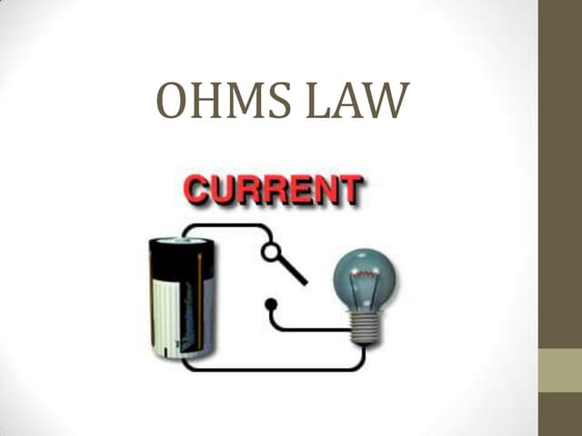 Ohm's law