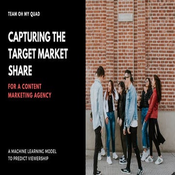 Capturing the Target Market Share for a Content Marketing Agency | PDF