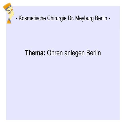 Ohren Anlegen berlin