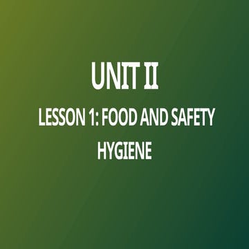 OHSP- Unit II Lesson 1.pptxghngnhjmnjmjmjhg | PPTX