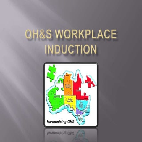 Oh&s workplace induction steve