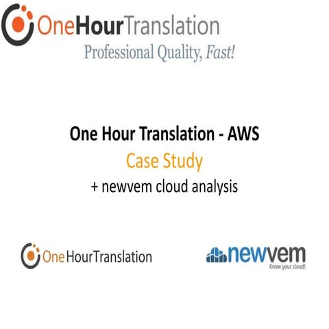 OneHourTranslation - AWS Cloud Case Study