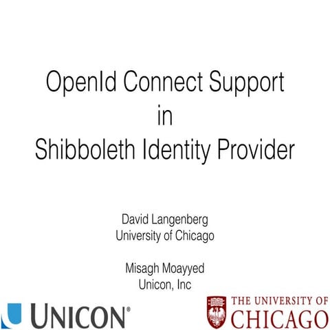 OpenId Connect in Shibboleth Identity Provider