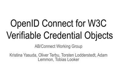 OIDC4VP for AB/C WG