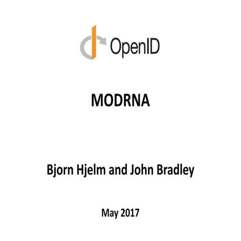 OpenID Foundation MODRNA WG