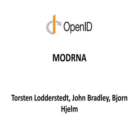 OpenID Foundation MODRNA WG