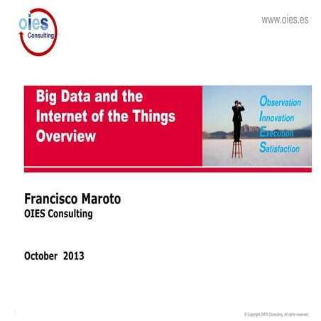 Oies Big Data and the Internet of the Things Overview