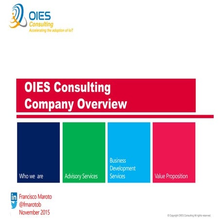 OIES Company Overview - Updated November 2015