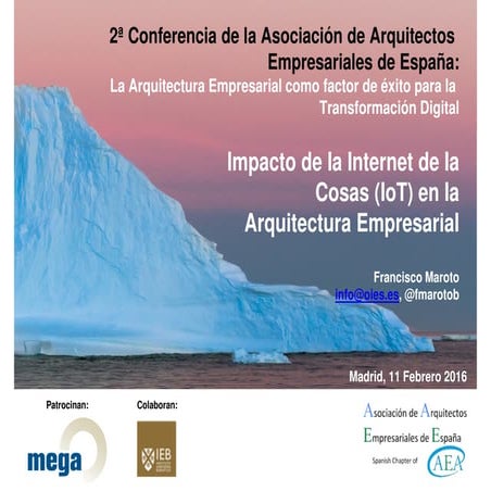 Presentation: Impact of IoT in Enterprise Architecture