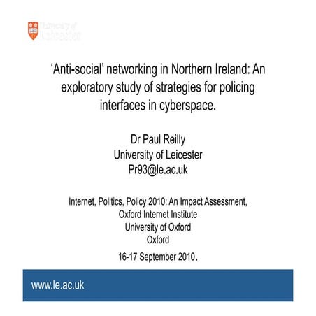 Internet, Politics, Policy 2010: An Impact Assessment