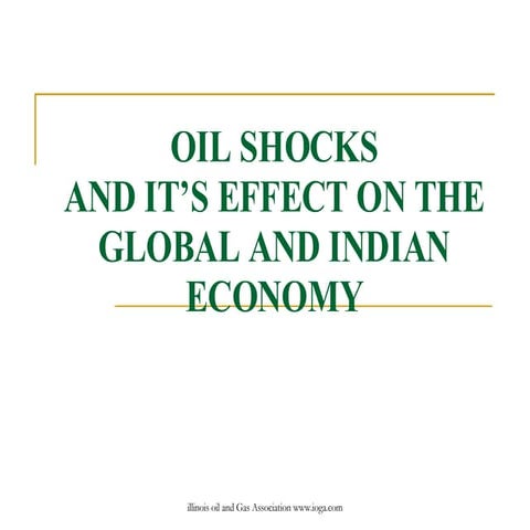 Crude Oil ( Oil Shocks )