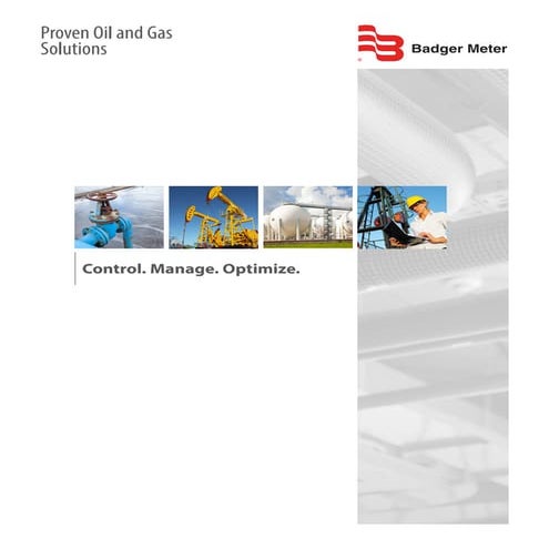 Oil and Gas Flow Solutions by Badger Meter