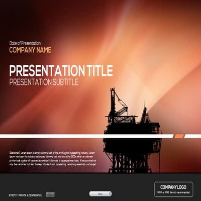 Oil Industry Powerpoint Template