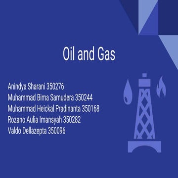 Indonesian oil & gas sector and the role for Indonesian Development