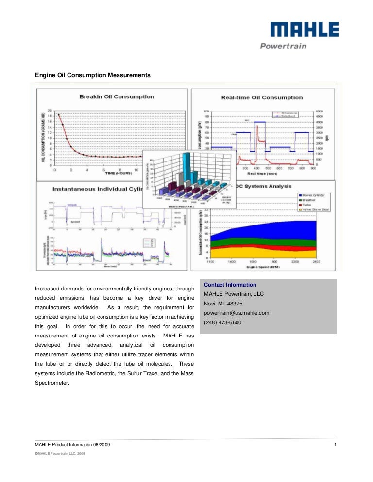 Oil Consumption Testing
