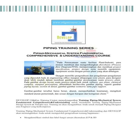 Piping-Mechanical System Fundamental Comprehensive&Understanding Course ...