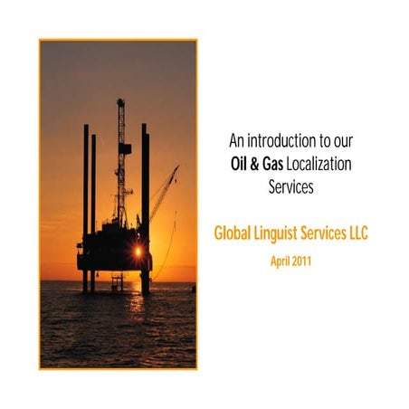 GLS Oil Gas Translation & Localization Services