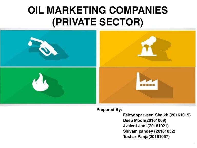 Oil marketing companies