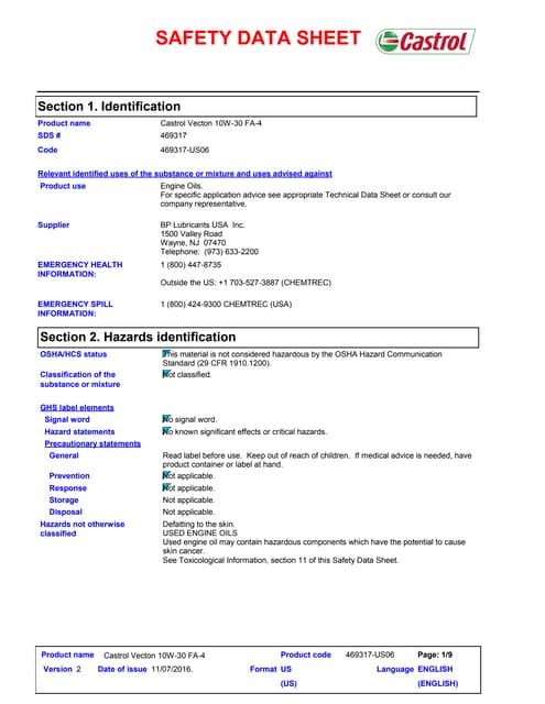 MSDS Mythic 240SC | PDF