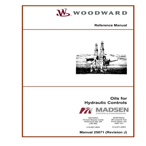 Oils for hydraulic controls | PDF