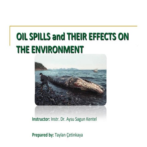 Oil spills