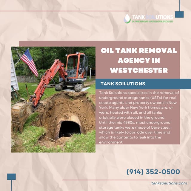 Oil Tank Removal Agency in Westchester PDF