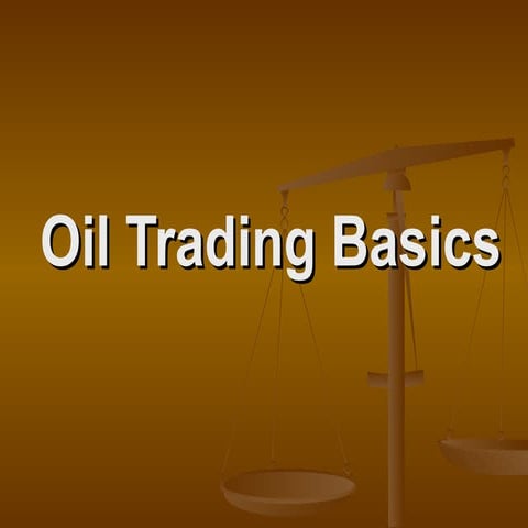 Oil Trading Basic