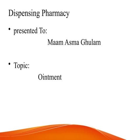 Ointment | PDF