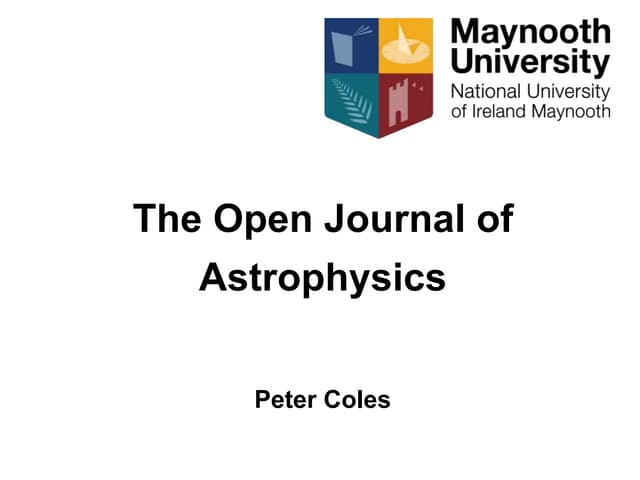 The Open Journal of Astrophysics