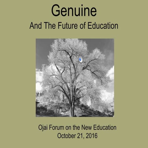 Soul-Inspired Education and The Future of Education