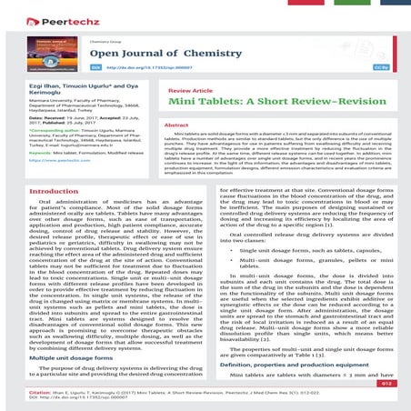 Open Journal of Chemistry