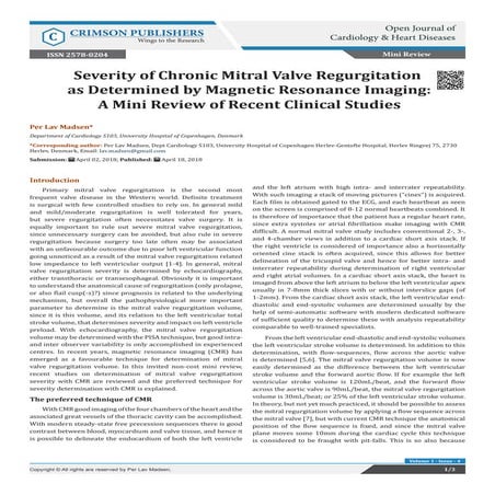 Echocardiographic evaluation of mitral regurgitation | PPTX