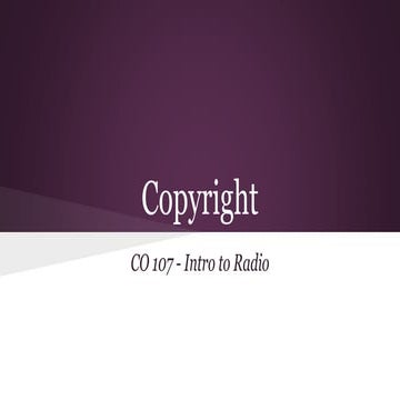 Copyright | PPT