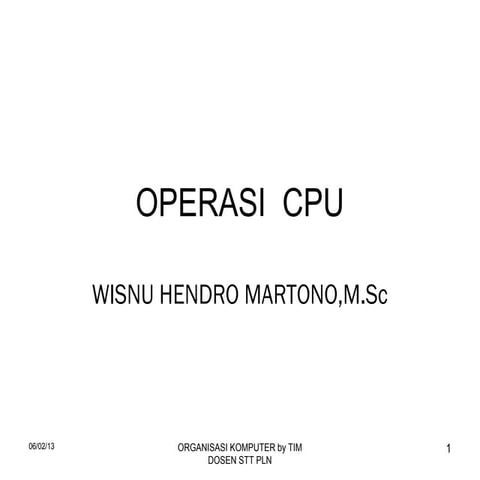 Ok 11 operasi  cpu