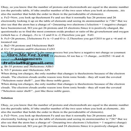 Okay, so you know that the number of protons and electronsboth are e.pdf