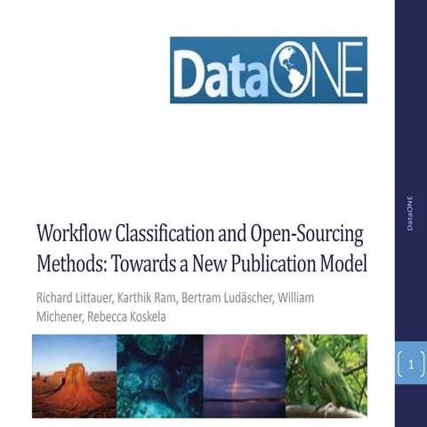 Workflow Classification and Open-Sourcing Methods: Towards a New Publication ...