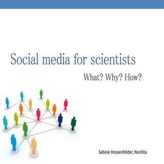 Social Media for Scientists