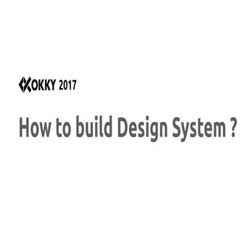 How to build Design System?