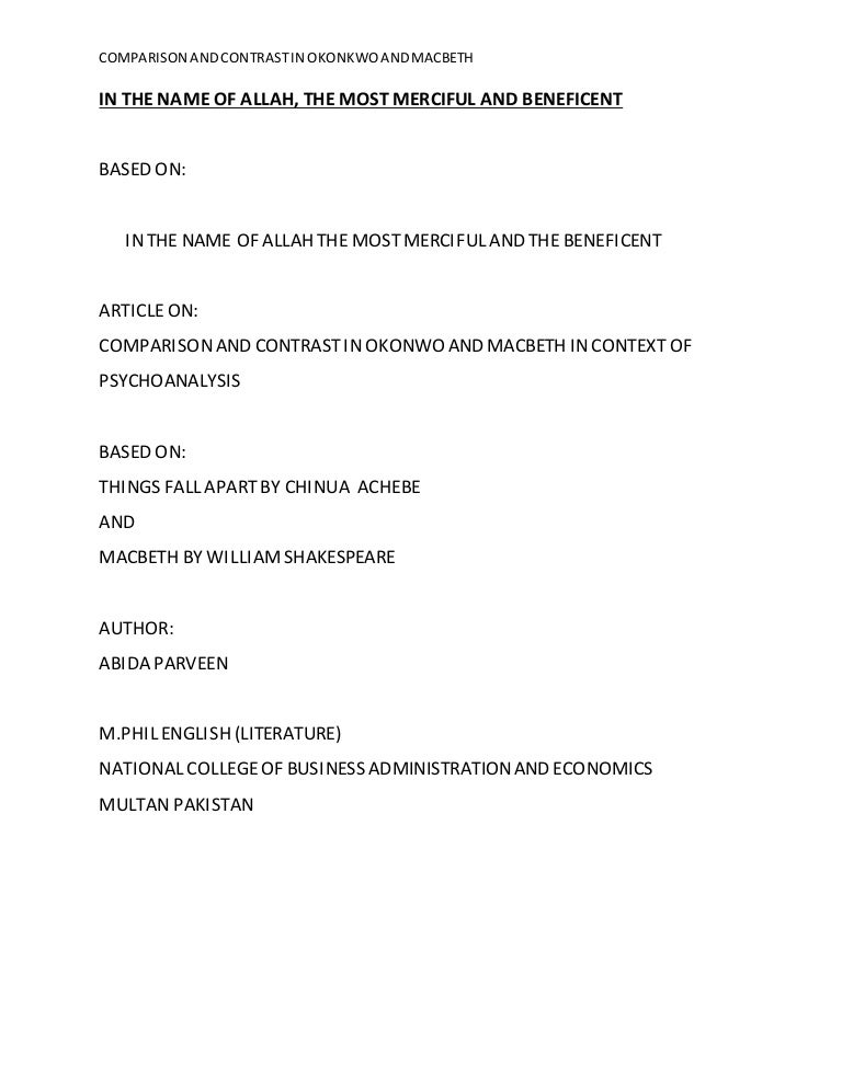 Othellos Reputation Analysis Othellos Reputation Analysis