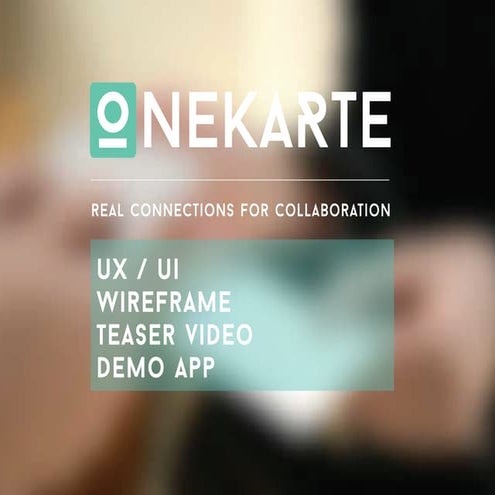 Onekarte Project: Beta version UX/UI with app demo