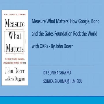 okr presentation, very good and iformati