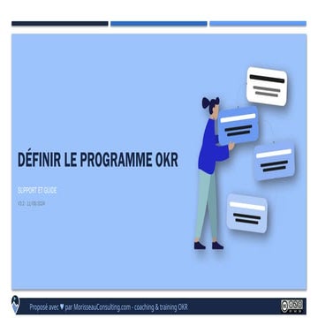 OKR Playbook v3.2 - définir votre programme OKR | PPTX