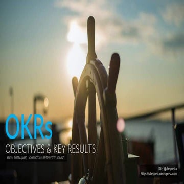 Objective & Key Results (Measure What Matters)