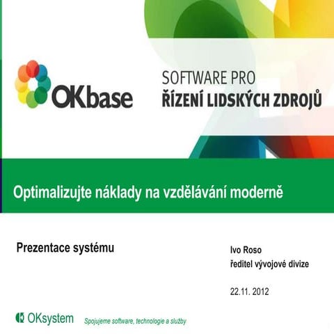 OKbase - Optimalizujte náklady na vzdělávání moderně