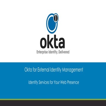 Pre-built, Secure Identity Layer for Consumer Websites, B2B Portals and SaaS ...