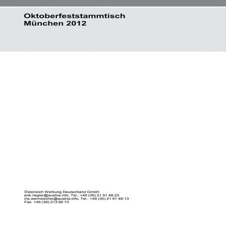 Oktoberfeststammtisch münchen 2012