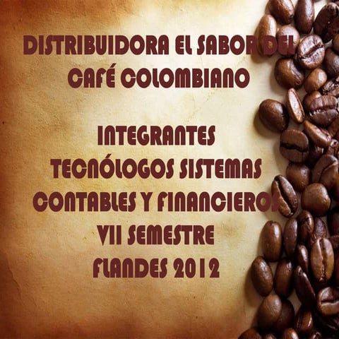 Ok trabajo cafe colombiano